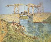 The Langlois Bridge at Arles with Women Washing (nn04)